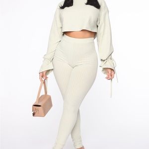 Fashion Nova Sage set